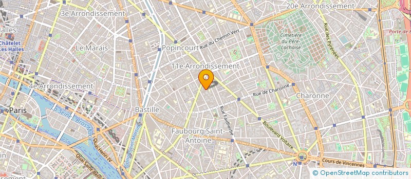 localisation de l'entreprise S.E.J BUSINESS  PARIS