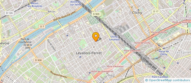 localisation de l'entreprise S.E.J.T. EDITIONS à LEVALLOIS-PERRET