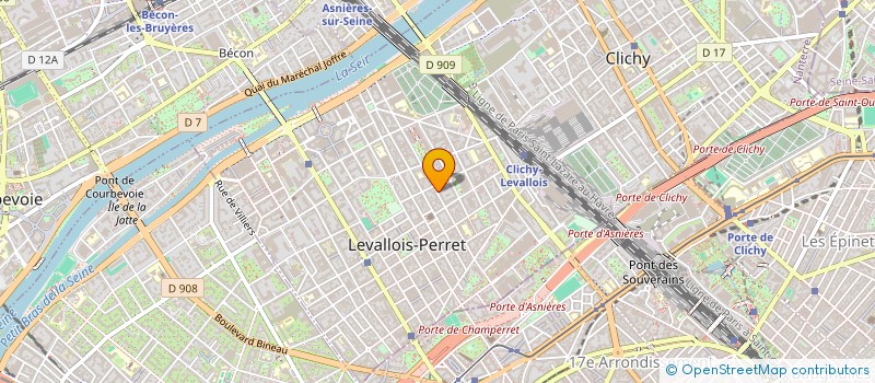localisation de l'entreprise S.E.J.T. PRESSE à LEVALLOIS-PERRET