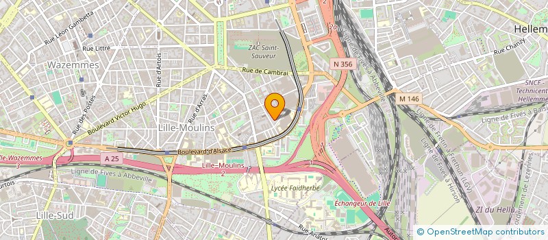 localisation de l'entreprise S.E.L à LILLE