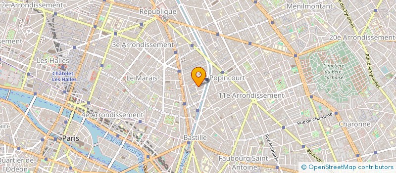 localisation de l'entreprise S.E.L  PARIS