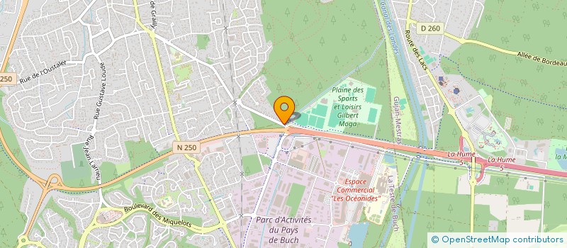 localisation de l'entreprise S.E.L.A.R.L ALPHAVET à LA TESTE-DE-BUCH