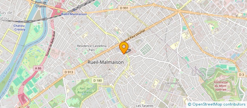 localisation de l'entreprise S.E.L.A.R.L. DOCTEUR HENRI CHEQUEL à RUEIL-MALMAISON