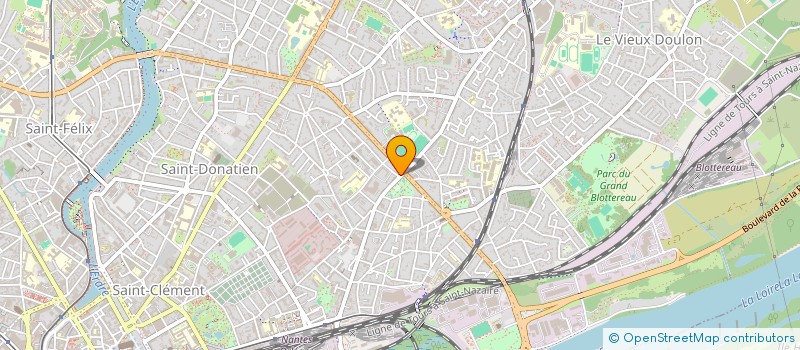 localisation de l'entreprise S.E.L.A.R.L. DOCTEURS BRULLIARD RAFFIN à NANTES
