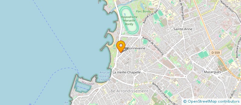 localisation de l'entreprise S.E.L.A.R.L. DU DOCTEUR PIA ANTONIETTI à MARSEILLE