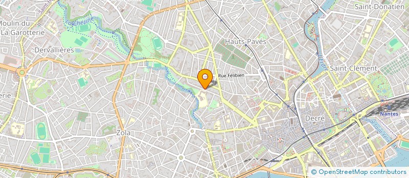 localisation de l'entreprise S.E.L.A.R.L. DURAND THOMAS - CABINET D'ORTHODONTIE  NANTES