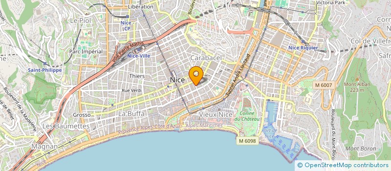 localisation de l'entreprise S.E.L.A.R.L. J. BRESSON & S. SPANO  NICE