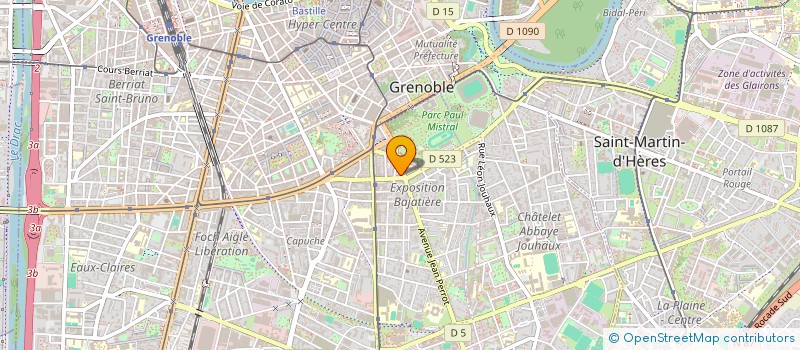 localisation de l'entreprise S.E.L.A.R.L PHARMACIE POILLEVEY à GRENOBLE