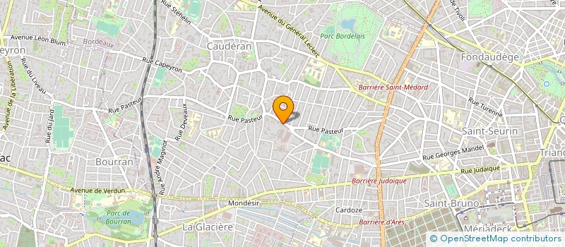 localisation de l'entreprise S.E.L ABS à BORDEAUX