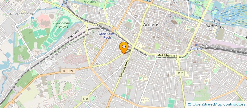 localisation de l'entreprise S.E.L. DE PHARMACIENS D'OFFICINE à AMIENS