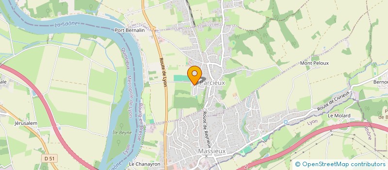 localisation de l'entreprise S.E.L. DEVELOPPEMENT à PARCIEUX