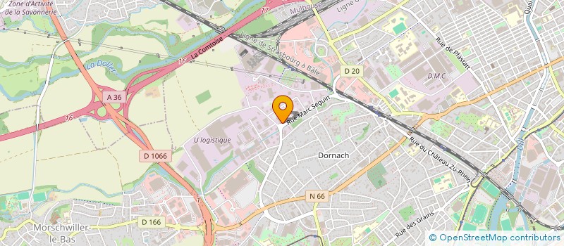 localisation de l'entreprise S.E.L.E.R à MULHOUSE
