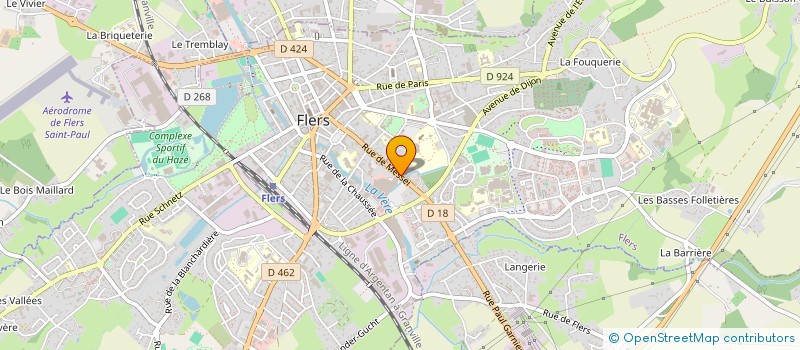 localisation de l'entreprise S.E.L. IMAGERIE MEDICALE DU BOCAGE à SAINT-GEORGES-DES-GROSEILLERS