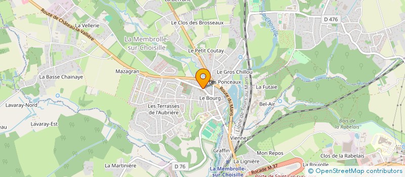 localisation de l'entreprise S.E.L.L  LA MEMBROLLE-SUR-CHOISILLE