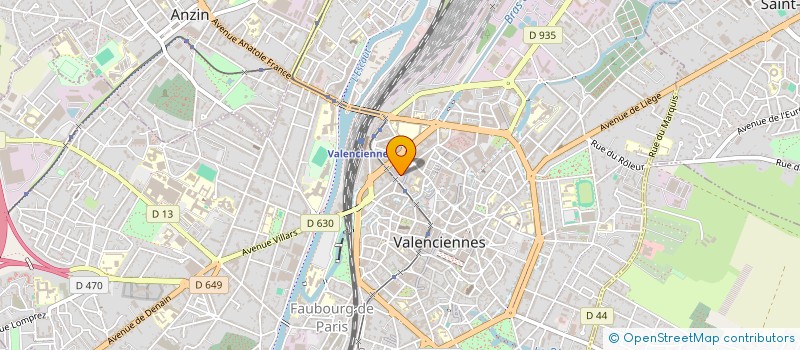 localisation de l'entreprise S.E.L.LECOCQ à VALENCIENNES