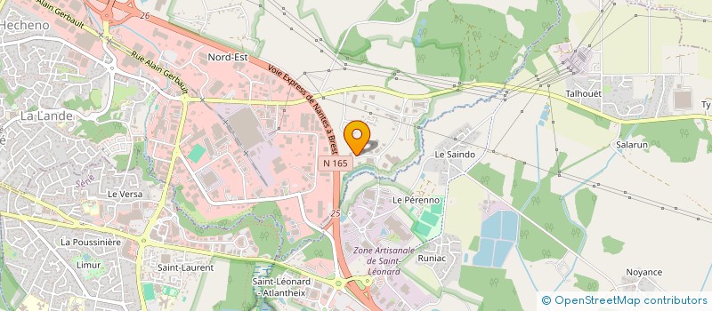 localisation de l'entreprise S.E.M. à VANNES