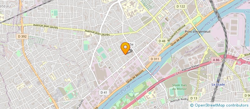 localisation de l'entreprise S E M à ARGENTEUIL