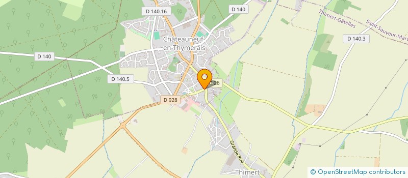 localisation de l'entreprise S.E.M. à CHATEAUNEUF-EN-THYMERAIS