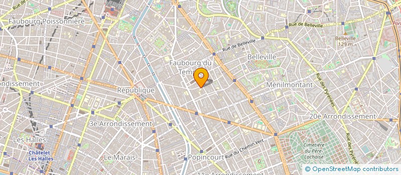 localisation de l'entreprise S.E.M  PARIS