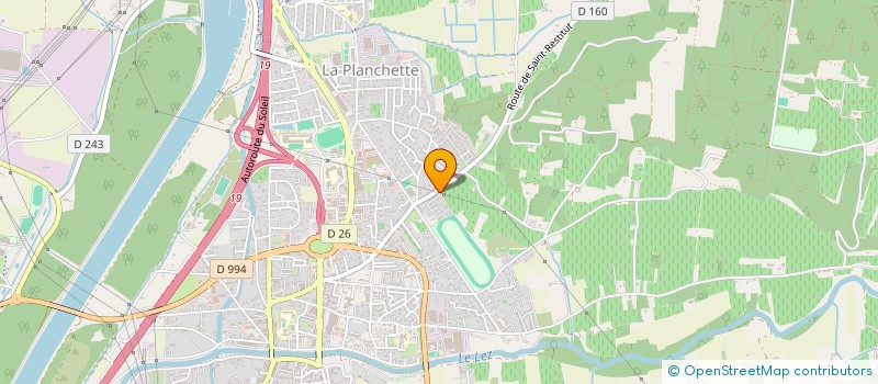 localisation de l'entreprise S E M à BOLLENE