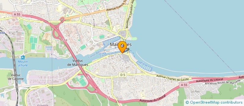 localisation de l'entreprise S E M à MARTIGUES