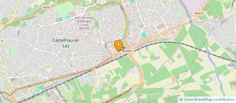 localisation de l'entreprise S.E.M.A.S.H. à CASTELNAU-LE-LEZ