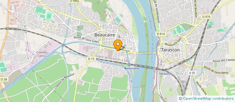 localisation de l'entreprise S.E.M BEAUCAIROISE  BEAUCAIRE