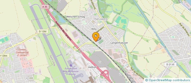 localisation de l'entreprise S.E.M.D.I.C.LA CLINIQUE TROIS FRONTIERES  SAINT-LOUIS