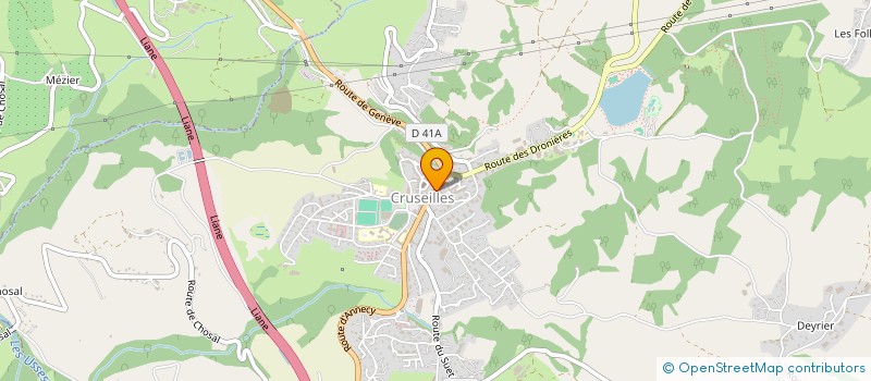 localisation de l'entreprise S.E.M.E.  CRUSEILLES