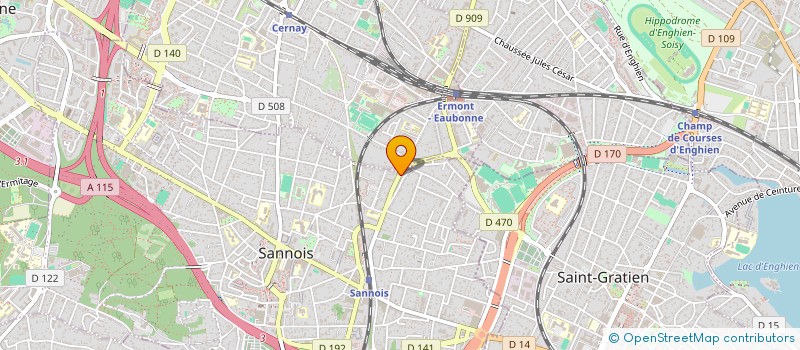 localisation de l'entreprise S.E.M.I.A  SANNOIS