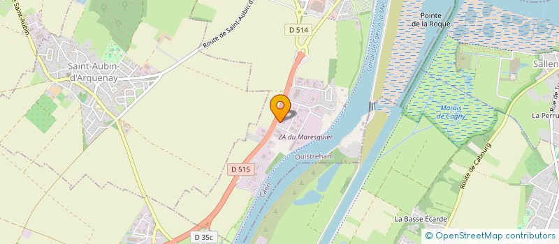 localisation de l'entreprise S.E.M.L NM-ORB  OUISTREHAM