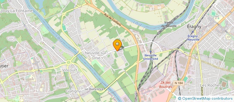 localisation de l'entreprise S.E.M.L. SEM ICY  CERGY