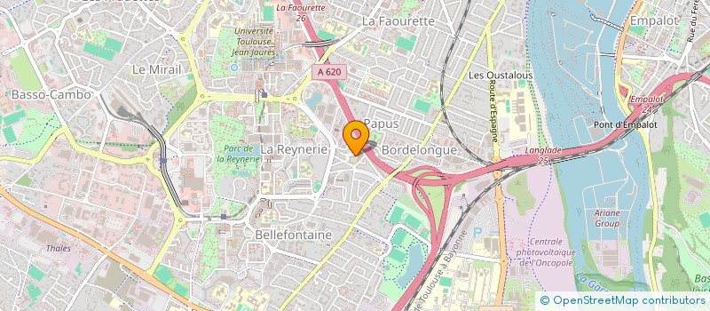 localisation de l'entreprise S.E.M.M. à TOULOUSE