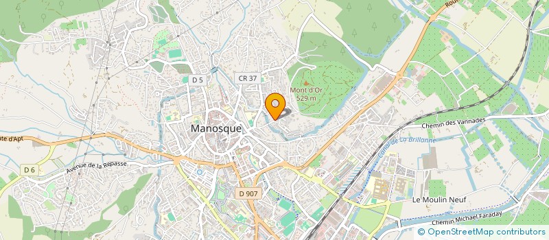 localisation de l'entreprise S.E.M.S. à MANOSQUE