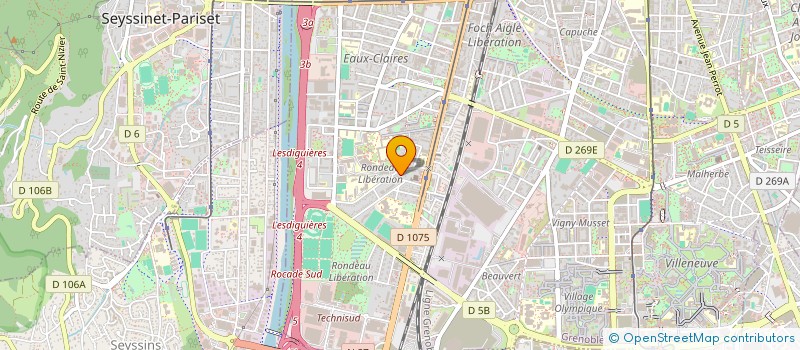 localisation de l'entreprise S&E MSLY IMMO  GRENOBLE