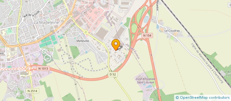 localisation de l'entreprise S.E.N.A.  GUICHAINVILLE