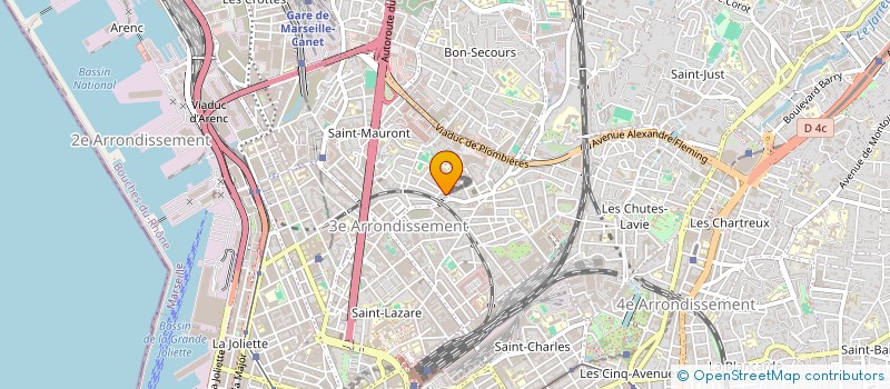 localisation de l'entreprise S E N B à MARSEILLE