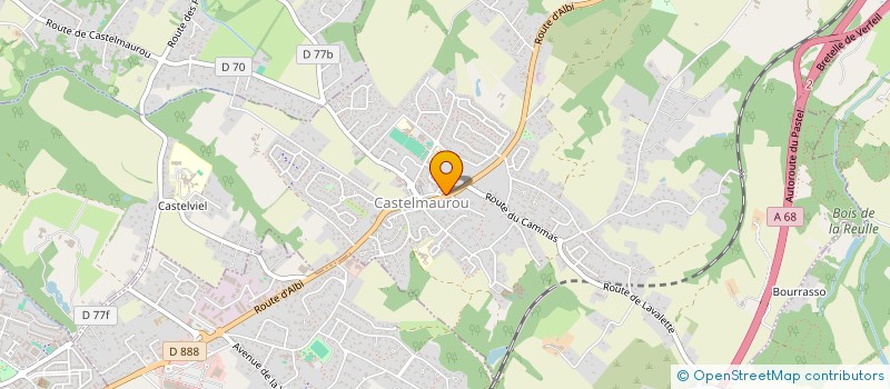 localisation de l'entreprise S.E.O  CASTELMAUROU