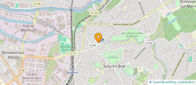 localisation de l'entreprise S E P à SUCY-EN-BRIE