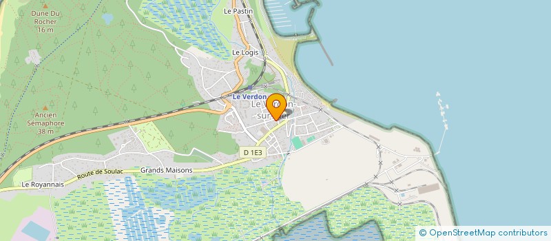 localisation de l'entreprise S.E.P.A.M.A.M  LE VERDON-SUR-MER