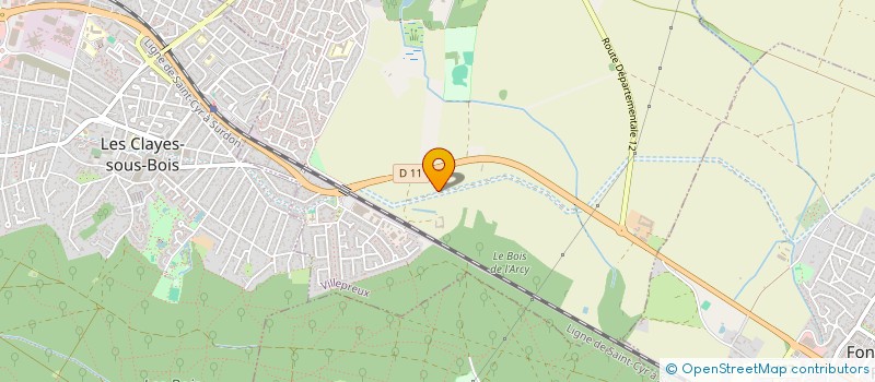 localisation de l'entreprise S.E.P.A. (SOCIETE D'EXPLOITATION DU PARC ARCADIA)  VILLEPREUX