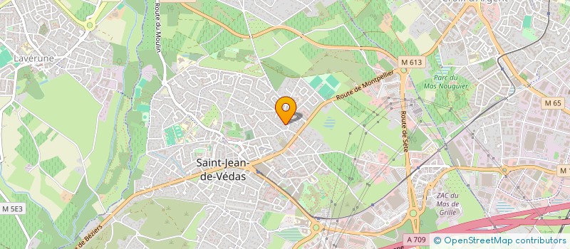 localisation de l'entreprise S.E.P DE BOISGELIN - PEREZ  SAINT-JEAN-DE-VEDAS