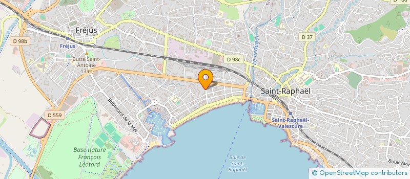 localisation de l'entreprise S.E.P. INVEST à FREJUS