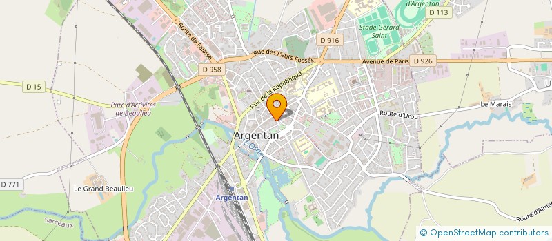 localisation de l'entreprise S E P P I à ARGENTAN