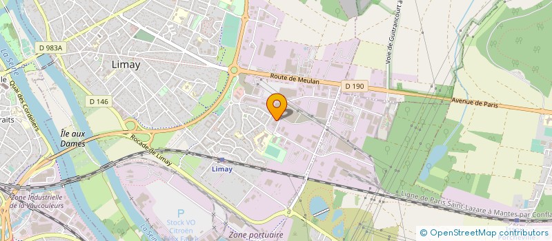 localisation de l'entreprise S.E.P.P.I.  MAGNANVILLE