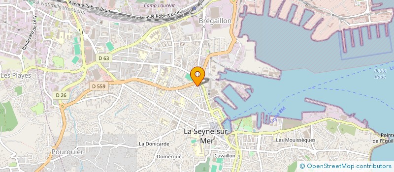 localisation de l'entreprise S.E. PATRIMOINE à LA SEYNE-SUR-MER