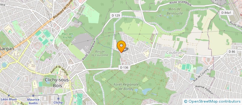 localisation de l'entreprise S.E. PATRIMOINE & GESTION à COUBRON