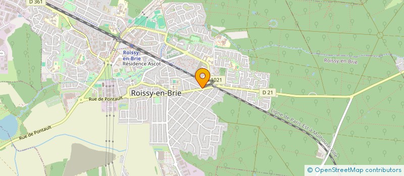 localisation de l'entreprise S.E.R. à ROISSY-EN-BRIE