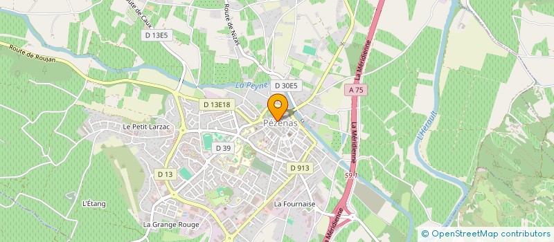 localisation de l'entreprise S.E.R. à PEZENAS