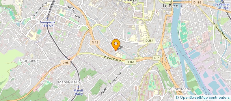 localisation de l'entreprise S.E.R.A.C SOC ETUDES RECHE APPLI CONST  SAINT-GERMAIN-EN-LAYE